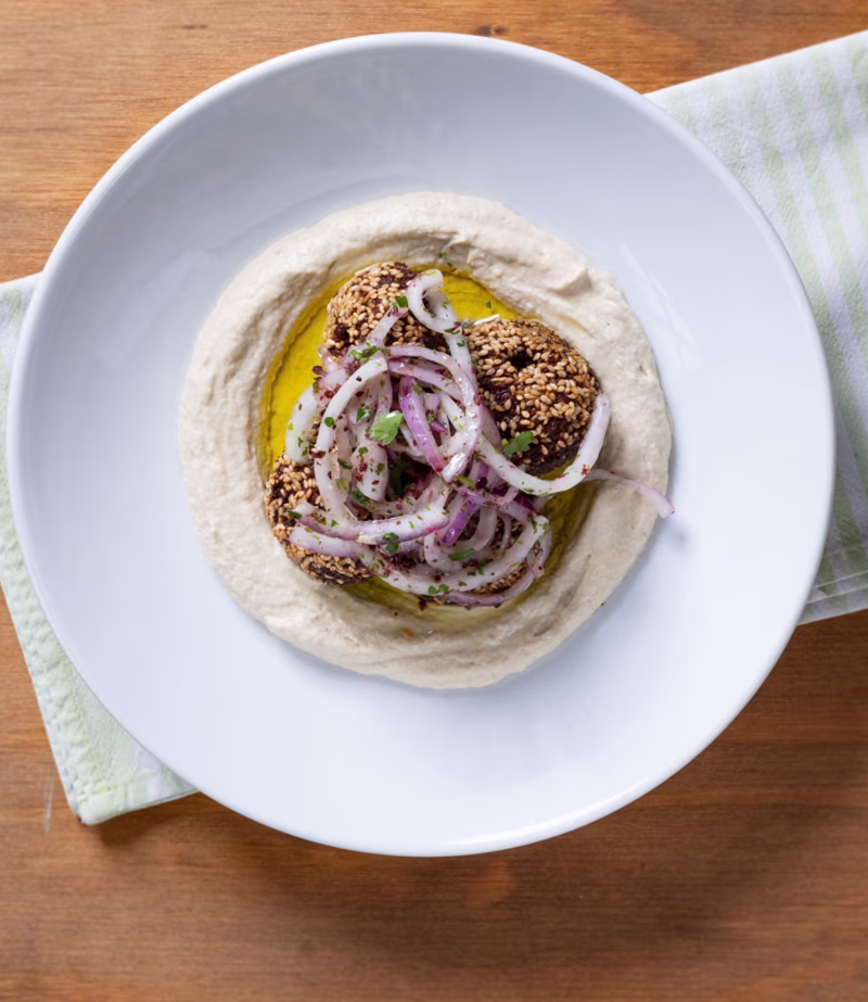 Loaded Hummus Falafel (Vegan)